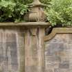 Detail of stone pillar with finial