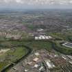 Oblique aerial view centred on  the Dalmarnock-Dalbeth- Carmyle area of Glasgow (future site of the Glasgow 2014 Commonwealth Games), taken from the SW.