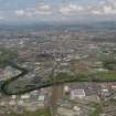 Oblique aerial view centred on  the Dalmarnock-Dalbeth- Carmyle area of Glasgow (future site of the Glasgow 2014 Commonwealth Games), taken from the SE.