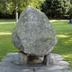 Norwegian memorial stone.
