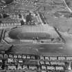 Glasgow, Hampden Park Stadium, oblique aerial view.