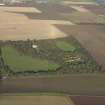 General oblique aerial view of Leuchie country house and policies, taken from the S.
