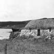 View of a cottage at Kentangaval, Barra.
