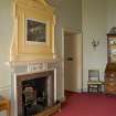 Interior. 1st floor, anti room off round drawing room, view from N