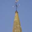 Detail of spire with weather vane