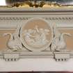 Culzean Castle. 1st floor, Adam Room ( formerly Lady Ailsa's dressing room ), detail of decorative panel on lintel of fireplace