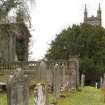 Heron family grave and monument. View from SSE