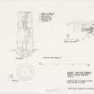 Publication drawing
Plan(ground level), elevation, location map
Inscr: 'Glenugie Distillery Windmill'
Signed: 'G.J. Douglas'