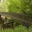 Footbridge, view from SSW