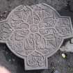 Detail from celtic cross.