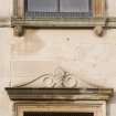 Burgh hall. SE elevation. Window detailing. Detail