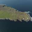 General oblique aerial view of the lighthouse on Stroma, taken from the ENE.