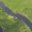 Oblique aerial view of Threave Castle, taken from the NNE.