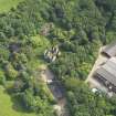 Oblique aerial view of Castlewigg country house, taken from the N.