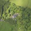 Oblique aerial view of Ravenstone Castle, taken from the SW.