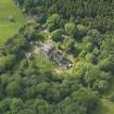 Oblique aerial view of Ravenstone Castle, taken from the SE.