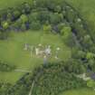 Oblique aerial view of Eglinton Castle, taken from the S.