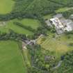 General oblique aerial view of Eglinton Castle and policies, taken from the NNW.