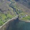 General oblique aerial view of Poolewe, taken from the NNW.