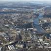 General olique aerial view of Glasgow centre looking W centred on the Govan area, south of the River Clyde, taken from the E.