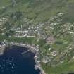 General oblique aerial view centred on the town of Tobermory, taken from the E.