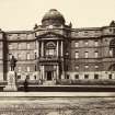 View of Glasgow Royal Infirmary from South.
Titled: 'Royal Infirmary (1792 - 94)  R. and J. Adam Archt.  949'
Demolished 1912.