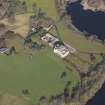 Oblique aerial view centred on the country house, taken from the SE.