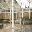 Interior. Ground floor, glass house from SE