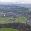 General oblique aerial view of the city centred on Stirling Castle, taken from the NE.