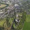 Oblique aerial view of the city centred on Stirling Castle, taken from the N.
