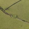Oblique aerial view of East Aquhorthies recumbent stone circle, taken from the SE.