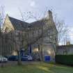 Church halls. General view from ESE
