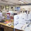 View of student work spaces within textiles department of Newbery Tower
