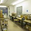 View of workshop in jewellery and silversmithing department within Newbery Tower
