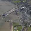Oblique aerial view of Stranraer harbour, looking E.