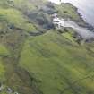Oblique aerial view centred on the probable round house at Balliveolan, Lismore, looking W.