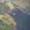 Oblique aerial view of the head of Loch Treaslane, looking SW.