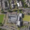 Oblique aerial view of the academy taken from the SE.