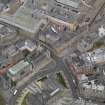 General oblique aerial view of the Albert Square area, centred on the Royal Exchange taken from the SW.