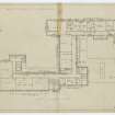 Lerwick, Gressy Loan, Janet Courtney Hostel.
First floor plan for proposed boy's hostel, Lerwick.