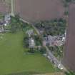 General oblique aerial view of the village of Kirton of Craig, centred on Kirton of Craig Church, taken from the W.