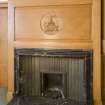 Harbour Chambers .Interior. Ground floor.  Directors office. Fireplace. Detail