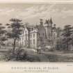 Newton House. Co. Elgin, The seat of G.A.Fortreath, Esq., W. Walton lith. Stannard & Dixon, 7 Poland St.