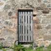 Rothiemay Castle dovecot: detail of door surround