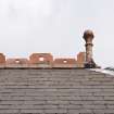 Roof and ridge tiles. Detail