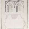 Digital copy of a design for the remodelling of the Eating Room at Sundrum Castle, Ayrshire.
Insc:'Plan and Section of the Window Side of the eating room at Sundrum'
s:'Jn Paterson Archt.'
Annotated on panel above chimneypiece:'1797'
Purchased with the assistance of the Art Fund, 2011.