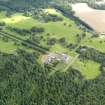 General oblique aerial view of Drumlanrig Estate and policies, taken from the WSW.