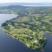 General oblique aerial view of Rossdhu House and Loch Lomond Golf Course, taken from the NE.