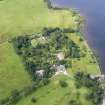 Oblique aerial view of Ross Priory and policies, taken from the ENE.