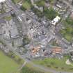 General oblique aerial view of Bo'ness town centre, taken from the WNW.